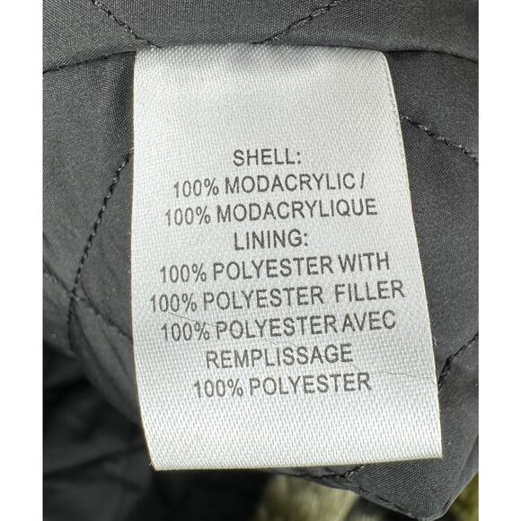 Pam & Gela Camo‎ Faux Fur Coat M/L $595 - Picture 10 of 16